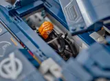 Black Widow in cockpit.