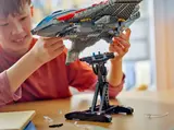 Attaching Quinjet to stand.