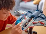 Inspect the Quinjet cockpit.