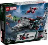 LEGO Marvel Doomsday Quinjet 76347 box back.