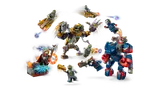 LEGO Marvel battle with motion effects.