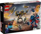 Back of LEGO Marvel set box.