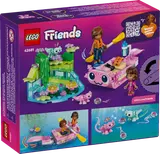 Back of the LEGO Friends Axolotl Adventure Boat box.