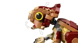LEGO Aquilops head and jaw articulation.