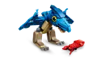 Pteranodon standing, red crab.