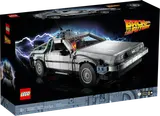 LEGO DeLorean Time Machine box art.