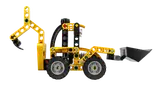 Side profile of Backhoe Loader.