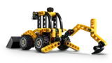 Backhoe arm fully extended.
