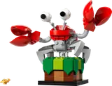 LEGO Sonic Crabmeat Badnik build with Flicky.