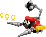 LEGO Sonic Badnik Skorp and rings.