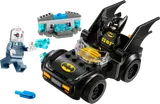 Batman's Batmobile vs. Mr. Freeze.