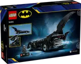 Batmobile box back with dimensions.