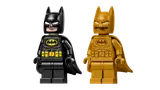 Classic and golden Batman minifigures.