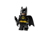 Batman minifigure with Batarang.