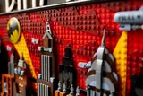 Batman on a skyscraper.