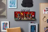 Gotham City as wall art.