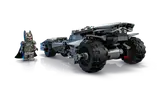 Side view of Batmobile with minifigure.