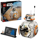 BB-8 build, box, and plaque.