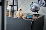 BB-8 on display cabinet.