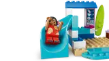 Lilo on the water slide.