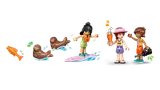 Minifigures and seals close-up.