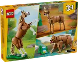 Back of LEGO Creator 31166 box, all three models.