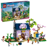Angled view of LEGO Friends Beekeeper's House.