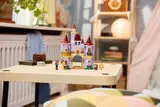 LEGO Belle Castle in a room setting.