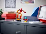 Tahu and Takua set on a desk as a display piece.