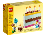 Front of LEGO 40641 Birthday Cake box.