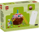 LEGO 40905 Birthday Cupcake box back.