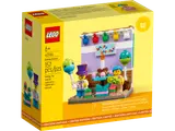 LEGO set 40584 box front, "Birthday Diorama."