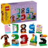 LEGO 40807 box and ten animal numbers.