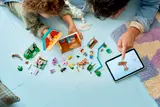 Building with digital instructions.