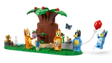 Bluey backyard play scene.