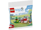 Front view of the LEGO Bluey Tea Party polybag.