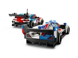 Rear view of LEGO BMW M4 GT3 and M Hybrid V8.