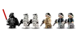 Lineup of Darth Vader, Stormtroopers, Captain Antilles, Rebel Troopers.