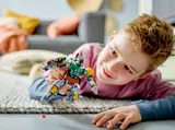 Child playing with Boba Fett Mech.