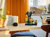 LEGO Gru and Minions as a desk display.