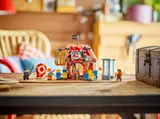Full LEGO Buggy's Circus Tent set on display.