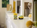Bumblebee models on a shelf