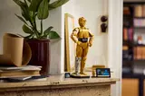 C-3PO build on a display surface.
