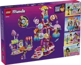 Back of LEGO Friends set box.