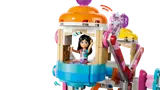 Minifigure riding Ferris wheel.