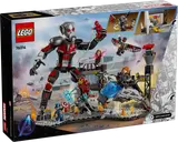 Back of LEGO 76314 box with features.
