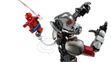 Ant-Man grabbing Spider-Man with a web.
