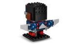 Side profile of BrickHeadz Red Hulk and Cap.