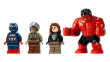 Minifigures: Captain America, Falcon, Sharon Carter, Red Hulk.