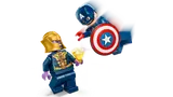 Cap attacking Thanos.